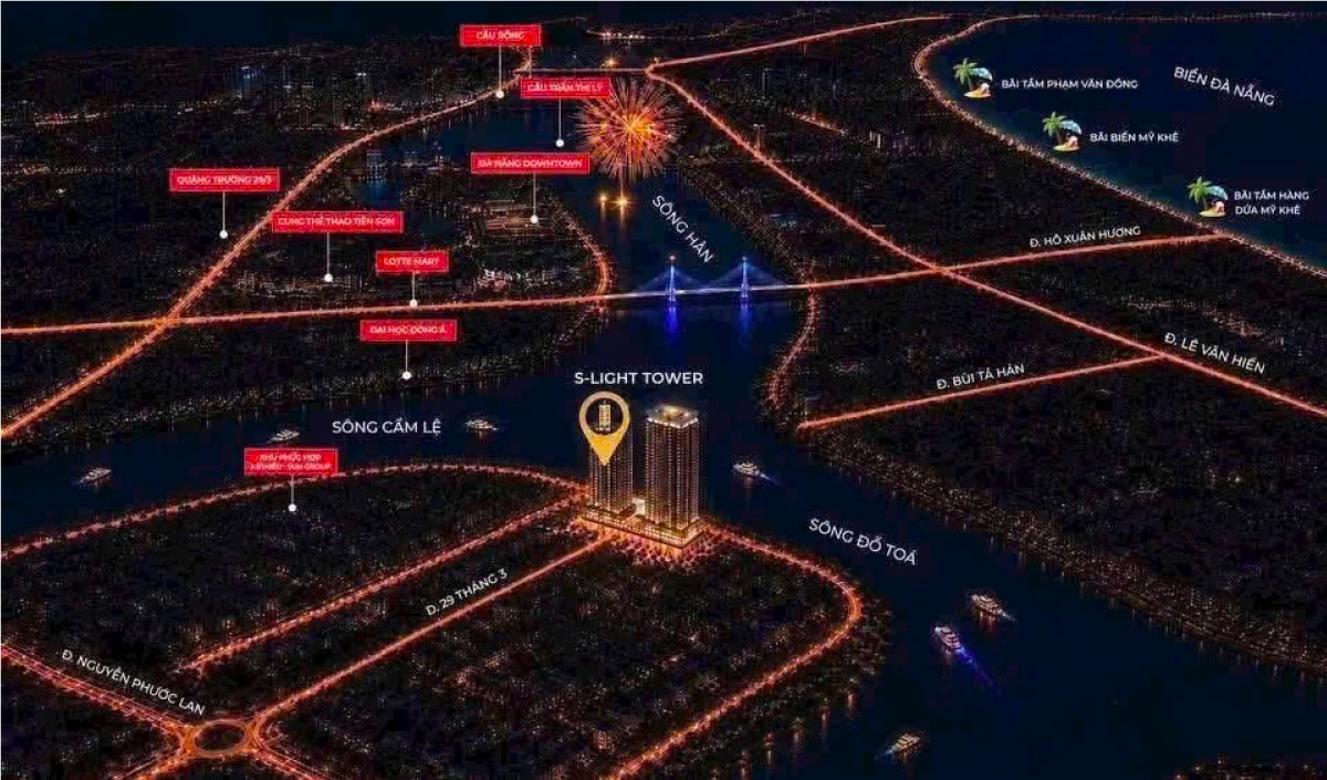 vị trí dự án s-light tower