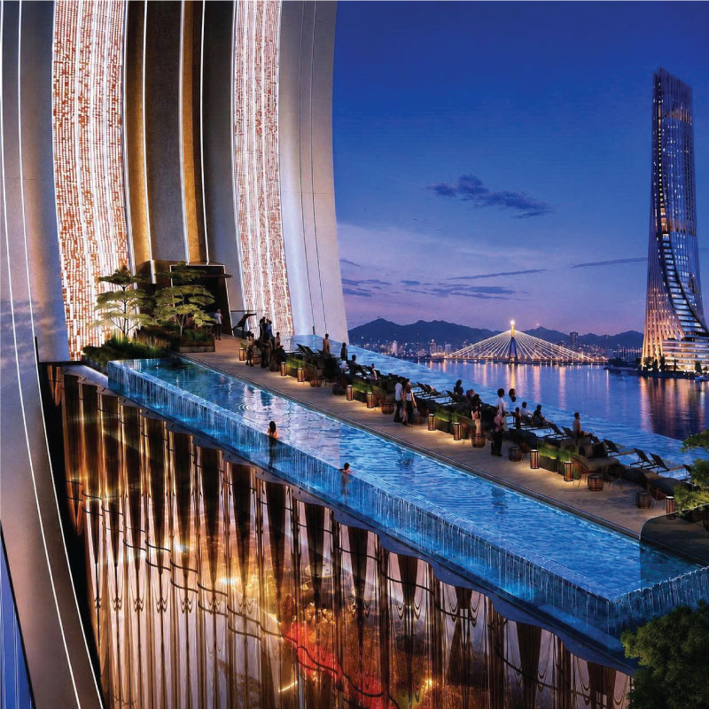 Sun Galaxy Complex Kiến trúc "Moon Gate" – Di sản vượt thời gian